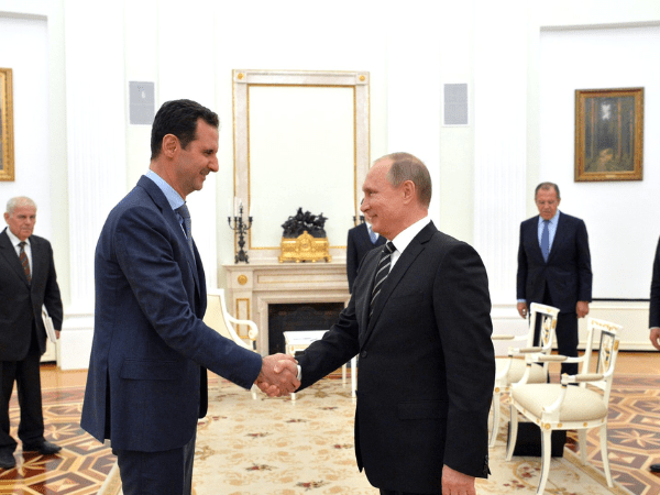 russian and syrian leaders meet as middle east tensions grow